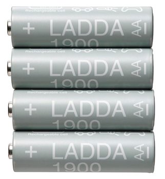 Akumulatorki baterie paluszki IKEA AA 1900mAH 4 szt - IKEA