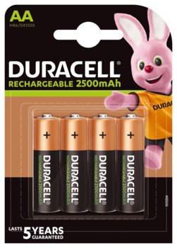Akumulatorki Duracell R6 AA HR6 MIGNON 2500mAh NiMH 4B - Duracell