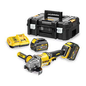 Akumulatorowa szlifierka kątowa DEWALT DCG414T2, 54 V