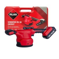 akumulatorowy wibrator do płytek z przyssawką 18V, RV-18 ENERGY, Rubi [60943] 2,0Ah RUBI