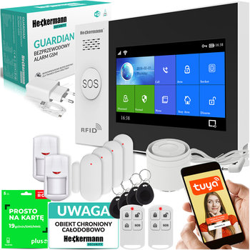 Alarm Gsm Heckermann Guardian V Tuya Box + 1Xpir + 3Xokno - Inny producent