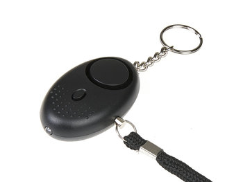 Alarm osobisty GUARD Scorpion z latarką LED, czarny, syrena 120dB (YC-003-BL) - Ledlenser