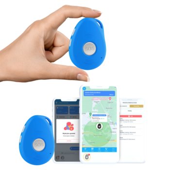 Alarm Osobisty Locon Safe Call Niebieski - polska aplikacja - Locon