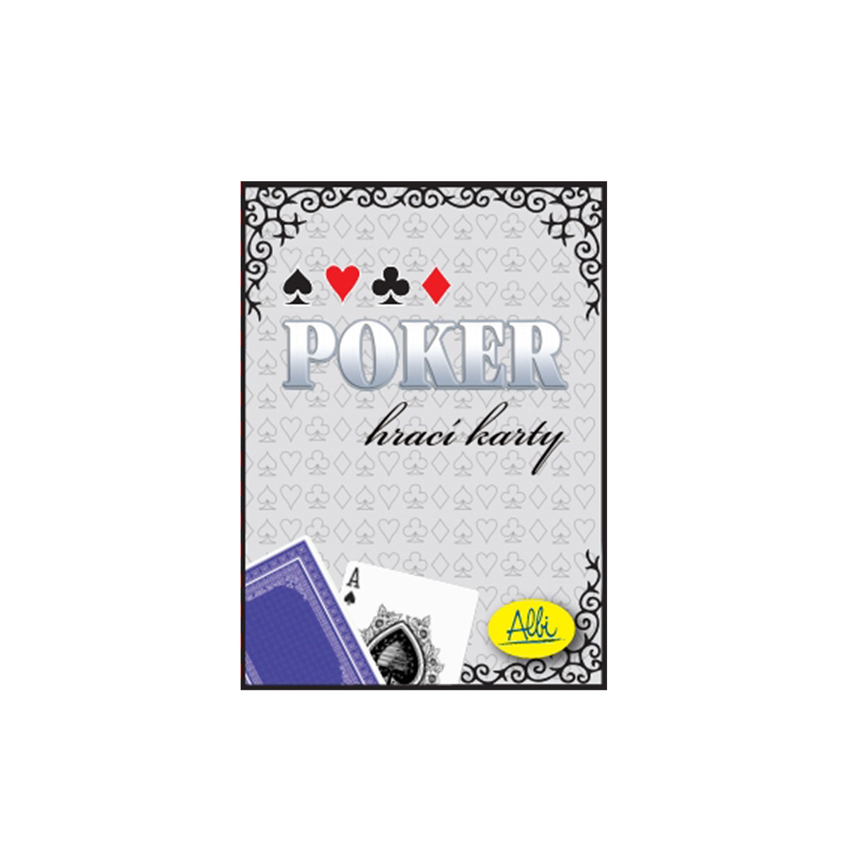 Albi, Karty do gry Poker Niebieskie
