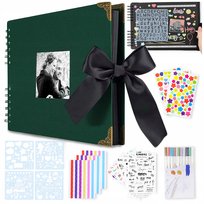 Album Do Scrapbookingu Zdobienia Na Zdjęcia A4 Kreatywny + Naklejki Pisaki