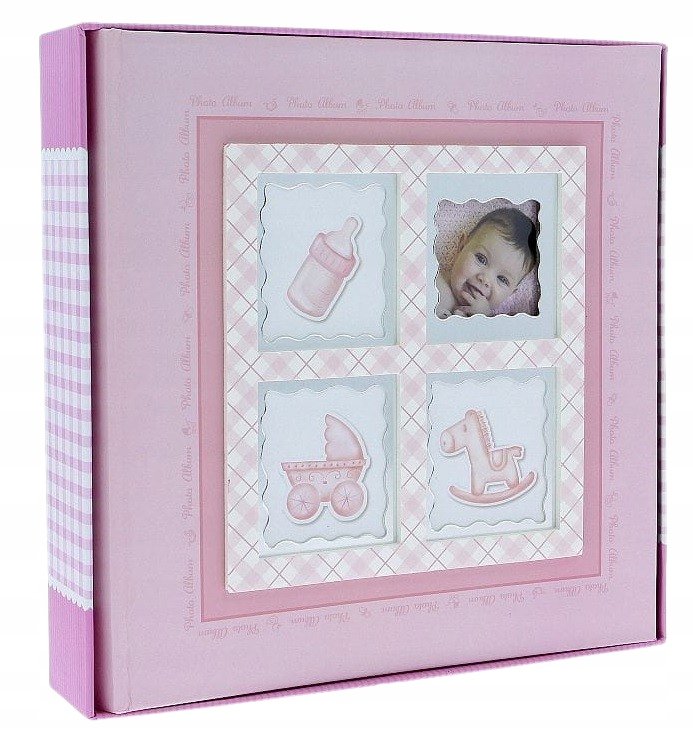Фото - Фоторамка та фотоальбом Gedeon Album Dziecięcy 10X15 200 Zdjęć Baby-6 Pink Girl 