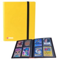 Album Klaser Na Karty  Mtg Tcg Piłkarskie Nba 4-Pocket  Żółty 160 Kart