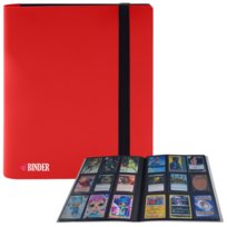 Album Klaser Na Karty  Mtg Tcg Piłkarskie Nba 9-Pocket Czerwony 360 Kart