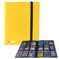 Album Klaser Na Karty  Mtg Tcg Piłkarskie Nba 9-Pocket Żółty 360 Kart
