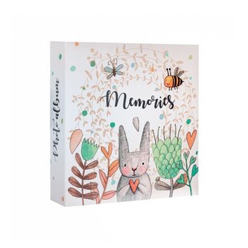 Album na 200 zdjęć 10x15 cm Zające na Łące twarda oprawa prezent dla Dziecka - Grupo Erik