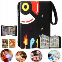 ALBUM NA KARTY POKEMON 50 STRON POJEMNOŚĆ 900 KART WODOODPORNYY Z TWORZYWA