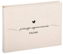 Album na zdjęcia dziecka Goldbuch - Twój nadruk Chrzest Roczek - 18 kart ecru