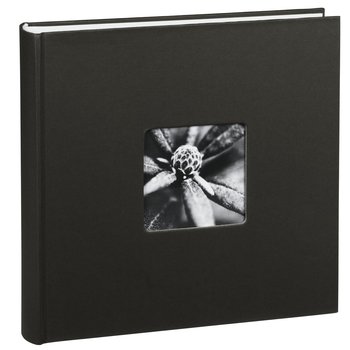 Album na zdjęcia, Jumbo Fine Art HAMA, 100 stron, czarny, białe karty, 30x30 cm - Hama