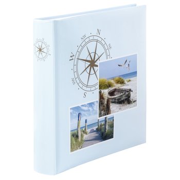Album na zdjęcia wklejane, Compass HAMA, 100 stron, białe karty, 30x30 cm - Hama