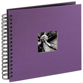 Album na zdjęcia wklejane, Fine Art HAMA, 50 stron, fioletowy, czarne karty, 28x24 cm - Hama
