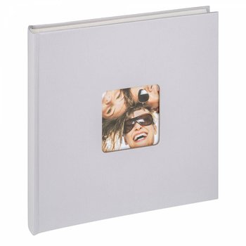 Album na zdjęcia wklejane, Walther Design, 40 stron, białe karty, jasny szary, 26x25cm - Walther Design