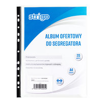 Album ofertowy do segregatora PP 20 koszulek A4 (SF024) Strigo