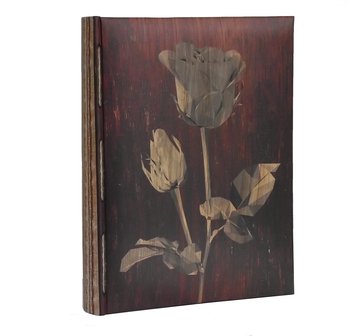 ALBUM szyty na 300 zdjęć 10x15 z opisem LEAF róża - LOTMAR