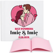 ALBUM WYJĄTKOWY PREZENT WALENTYNKI PERSONALIZOWANY IMIĘ NASZE WSPOMNIENIA