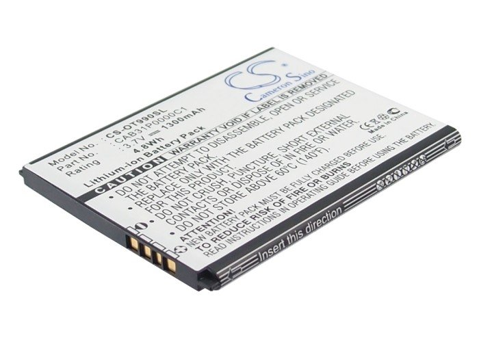 Batteria Alcatel One Touch 908 1300mAh – Ricambio Li-ion Per One Touch 908/909/910/990 E T-Mobile Move - 5
