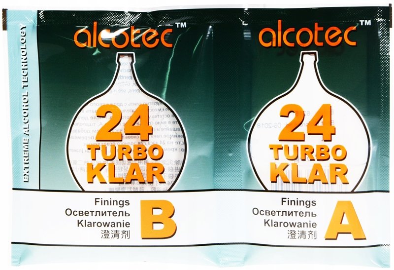 5 x Alcotec Turbo Klar 24 - Turbo Klar, Turboklar, Clarifiant - La cave