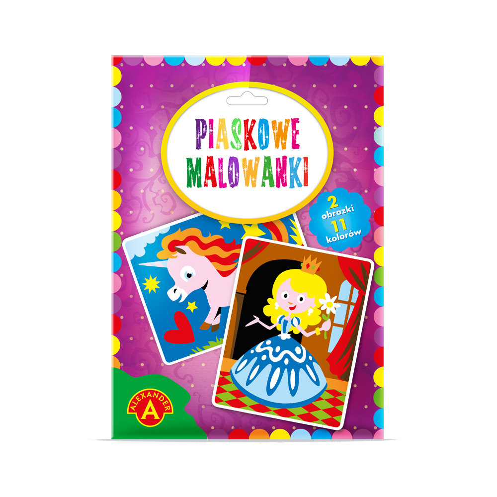 Aleksander piaskowe malowanki księżniczka