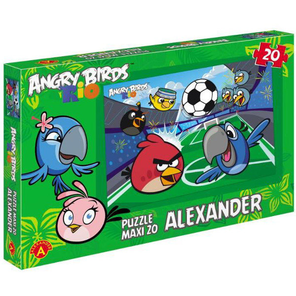 Alekxander, puzzle, Angry Birds, maxi, 20 el.