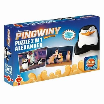 Alekxander, puzzle, Pingwiny z Madagaskaru, 24/48 el. - Alexander