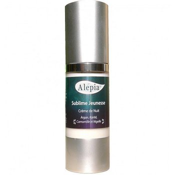 Alepia, krem nawilżający na noc argan aloe vera nigelle propolis, 30 g - Alepia