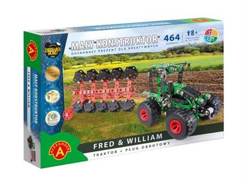 Alexander, klocki konstrukcyjne Mały konstruktor Fred & William traktor z pługiem obrotowym - Alexander