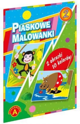 Alexander, Piaskowe Malowanki - Hipopotam i Małpka