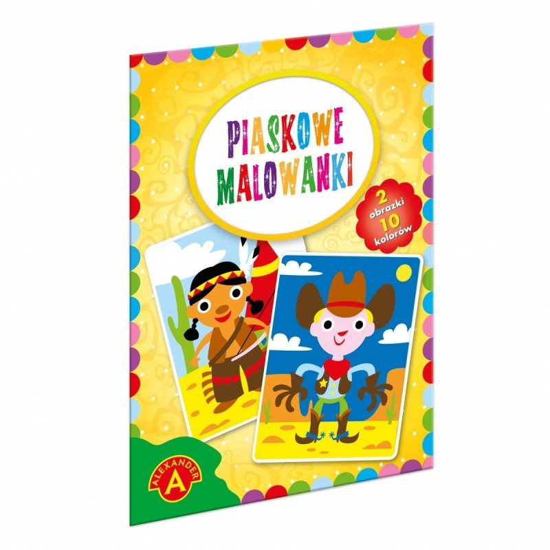 Alexander, piaskowe malowanki Kowboj Indianin