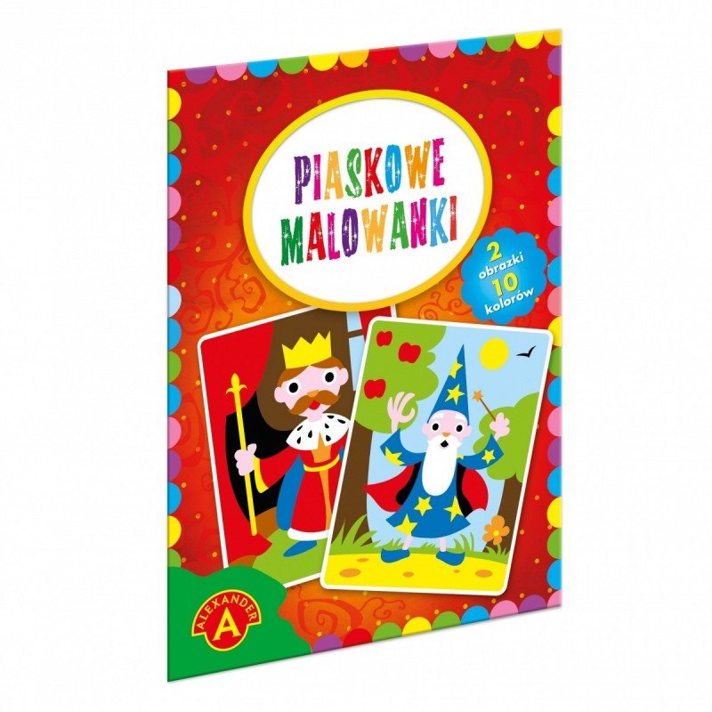 Alexander, piaskowe malowanki Król Czarodziej