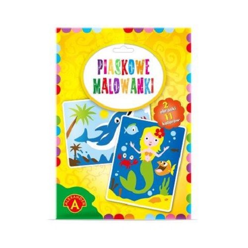 Alexander, piaskowe malowanki Syrenka/Delfin