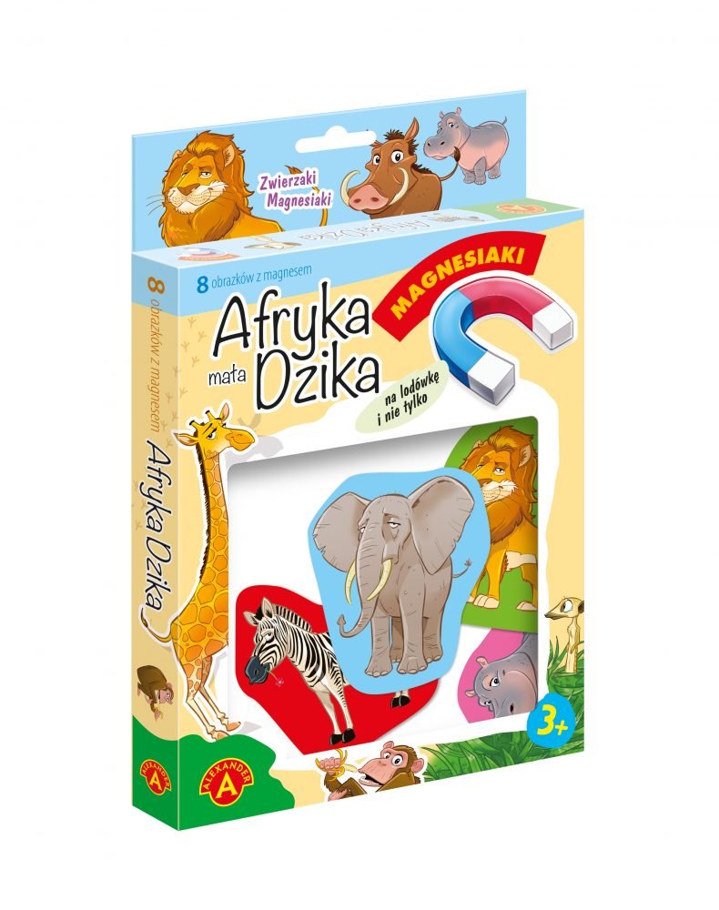 Alexander, układanka puzzlowa Magnesiaki Mała Afryka Dzika