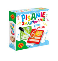 Alexander, zabawka edukacyjna Pisanie zmazywanie literki cyferki