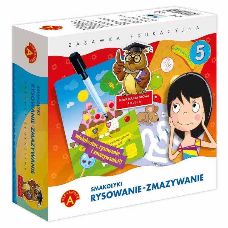 Alexander, zestaw edukacyjny Smakołyki rysowanie - zmazywanie 5