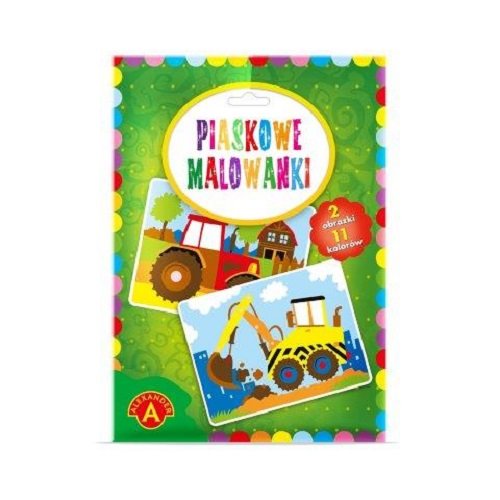 Alexander, zestaw kreatywny Piaskowe malowanki: Koparka Traktor