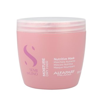 Alfaparf, Semi Di Lino Moisture, odżywcza maska do włosów suchych, 500 ml - Alfaparf