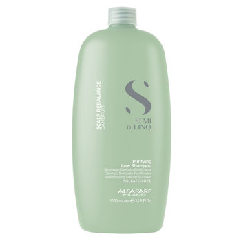 Alfaparf, Semi Di Lino Scalp Purifying, niskopieniący szampon oczyszczający przeciwłupieżowy, 1000 ml - Alfaparf