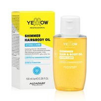 ALFAPARF YELLOW Olejek do włosów i ciała SHIMMER HAIR&BODY HYDRA CARE - 100ml YELLOW