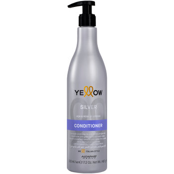 Alfaparf YELLOW Silver Odżywka dla włosów blond i siwych, niweluje żółte i pomarańczowe refleksy pasm, oczyszcza 500ml - Alfaparf
