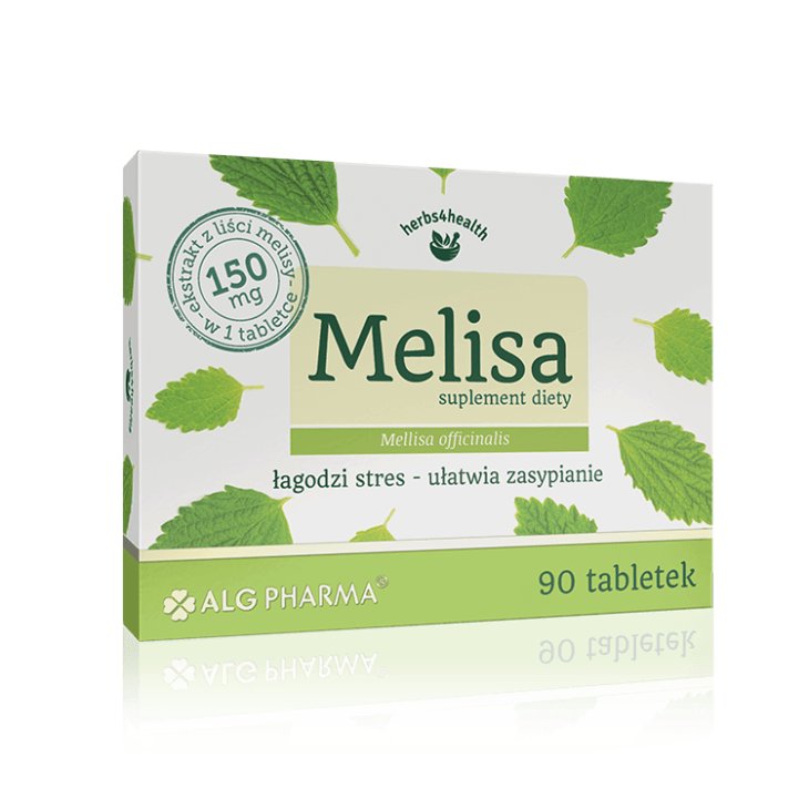 Zdjęcia - Witaminy i składniki mineralne Alg Pharma, Melisa, suplement diety, 90 tabletek