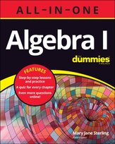Algebra I All-in-One For Dummies Sterling Mary Jane