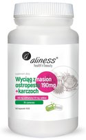 Aliness, Ekstrakt z nasion ostropestu 190 mg + Karczoch, Suplement diety, 100 kapsułek