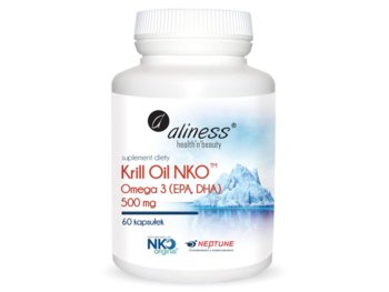 Aliness, Krill Oil NKO, 500 mg, Suplement diety, 60 kaps. - Aliness