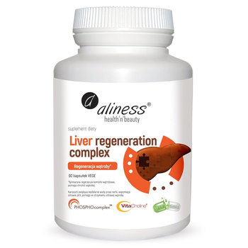 Aliness, Liver Regeneration Complex, Suplement diety, 90 kapsułek - MedicaLine