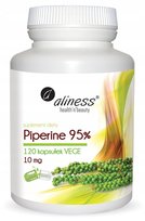 Aliness Piperine 95% - 10 mg 120 kapsułek VEGE suplement diety || Aliness