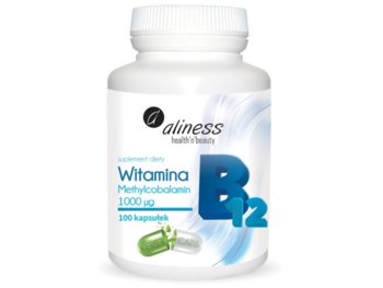 Aliness, Witamina B12,  Suplement diety, 100 kaps. - Aliness