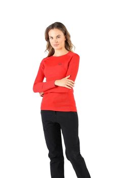 Alize - Koszulka z długim rękawem (100% wełny Merino) - czerwona M - Woolona